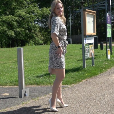 pretty white stiletto