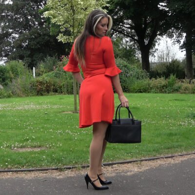 high heel Mary Jane stiletto she wears