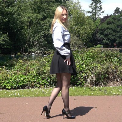 thin heel and classy