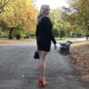 in heels, fashion girl