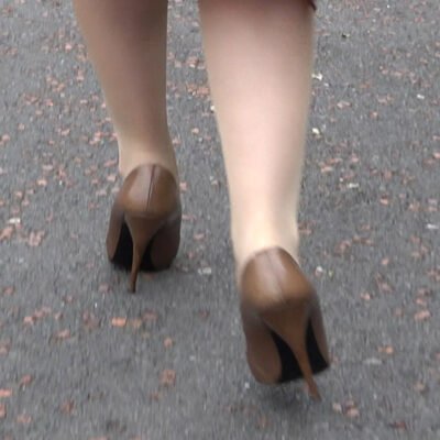 Her Heels go tap tap tap
